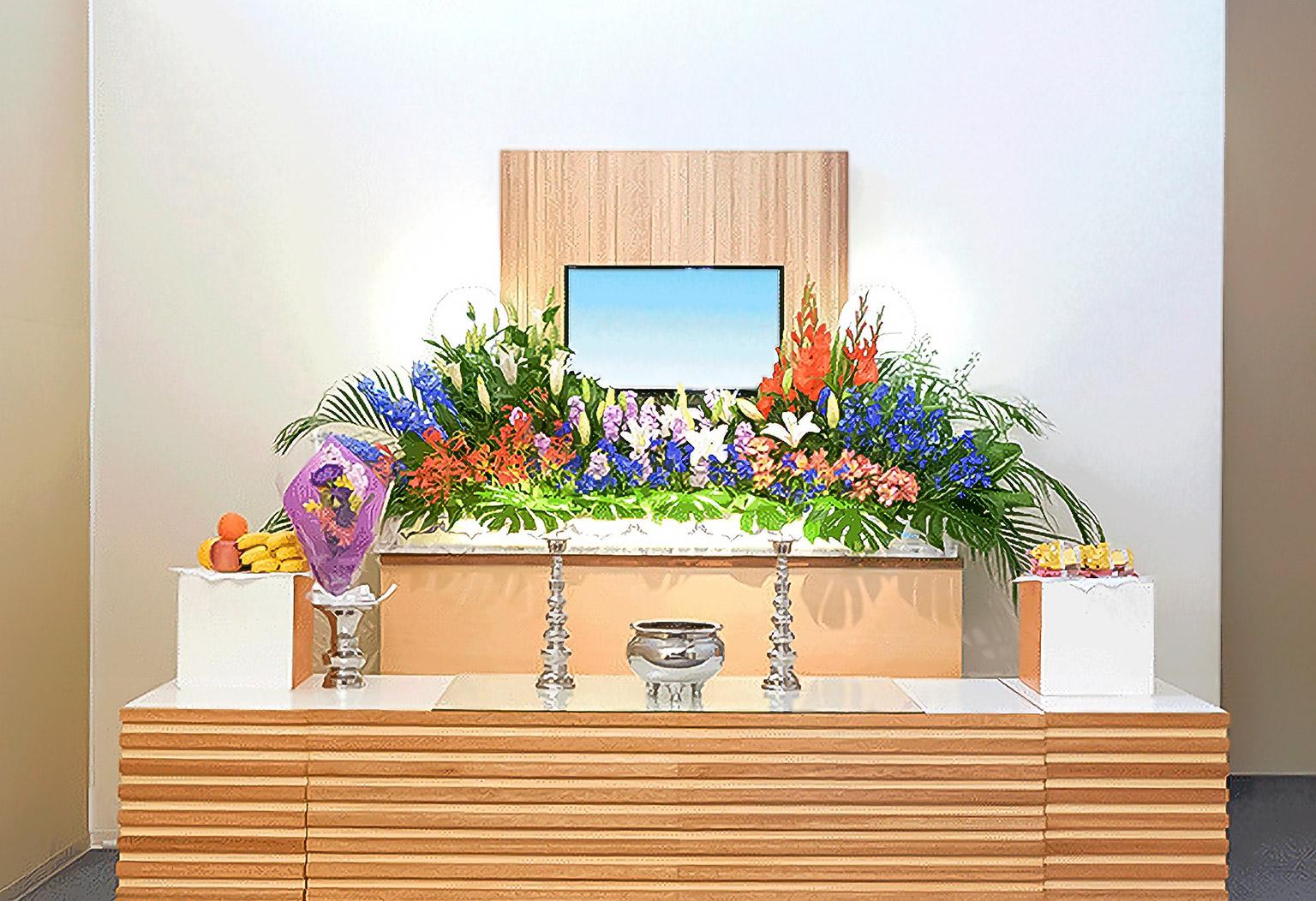 家族葬のディアネス 札幌ホールの式場ギャラリー
