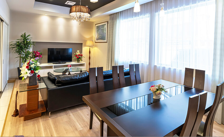 ご自宅のような安心感と清潔感のあるこだわりの親族控室