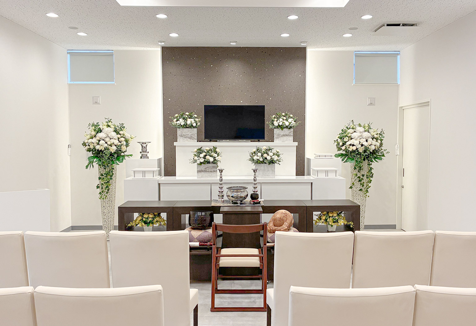 江別文京台ホールの式場ギャラリー