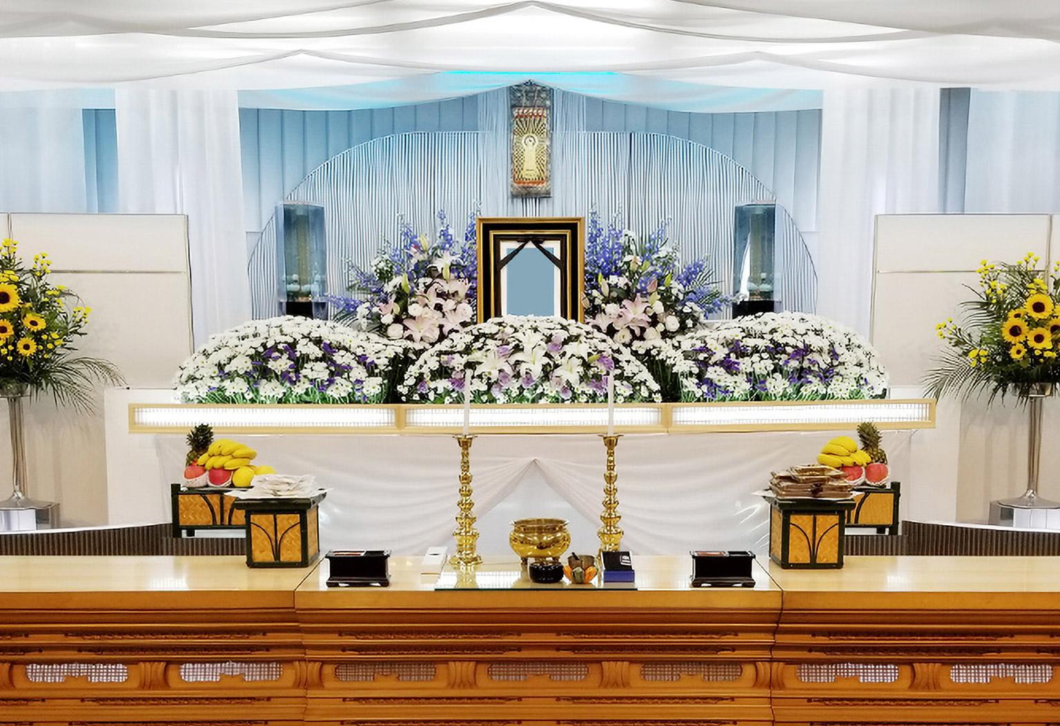 東区博善斎場ホールの式場ギャラリー