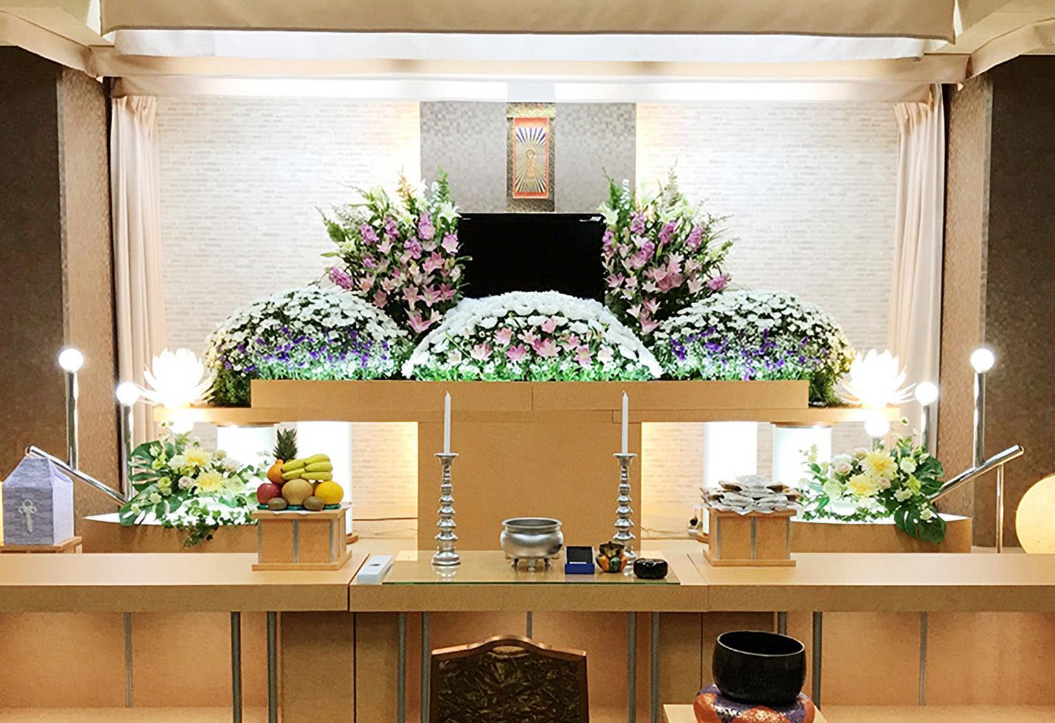 博善斎場ホールの式場ギャラリー